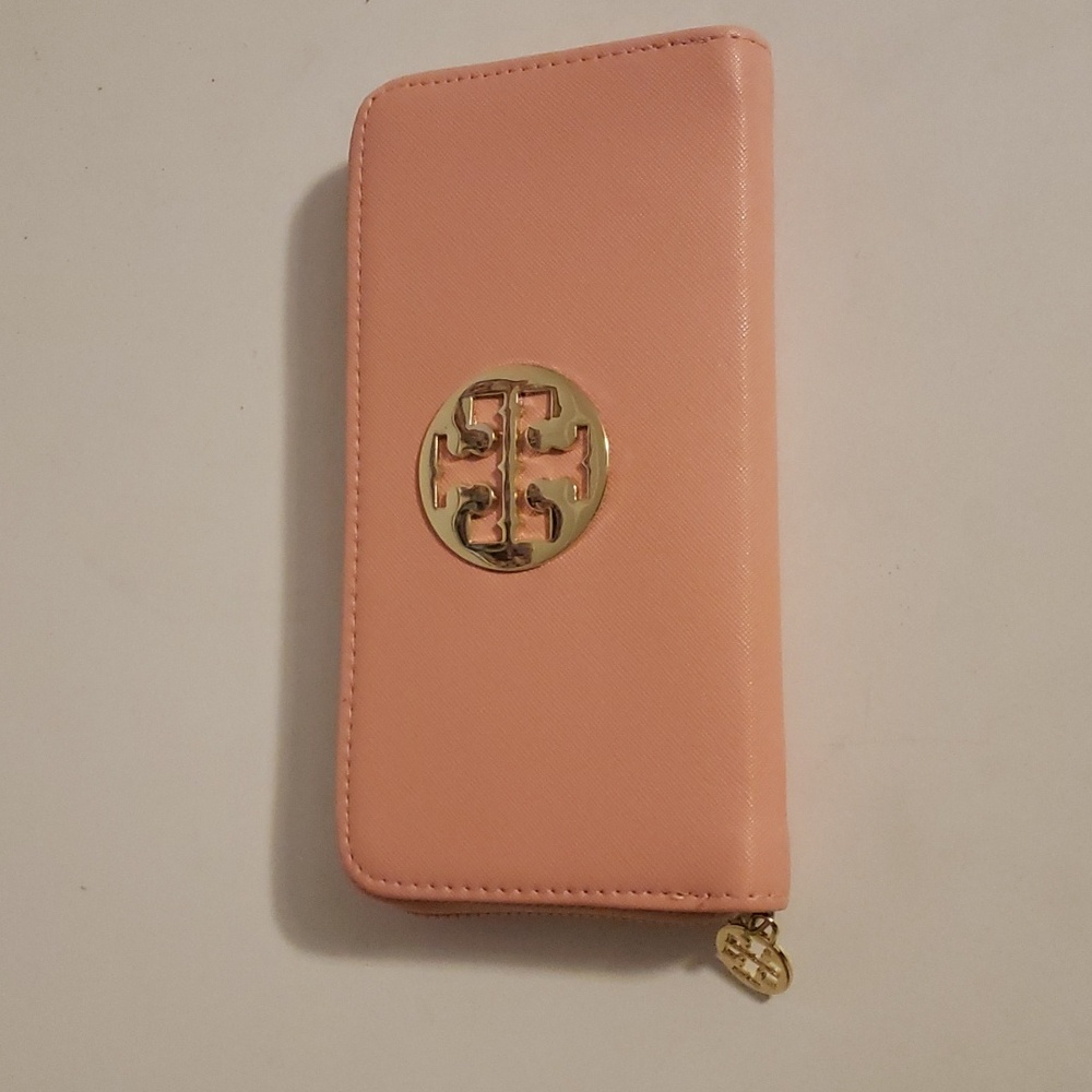 Tory burch wallet pink